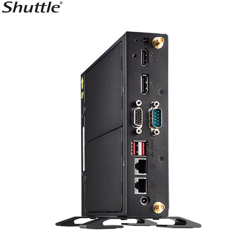 Shuttle DS20U V2 Slim Mini PC 1L Barebone - Intel Celeron 5205U, Fan-less, 2x LAN , RS232/RS422/RS485, HDMI, DP, VGA, Vesa Mount, 65W adapter Shuttle DS20U V2 Slim Mini PC 1L Barebone - Intel Celeron 5205U, Fan-less, 2x LAN , RS232/RS422/RS485, HDMI, DP, VGA, Vesa Mount, 65W adapter